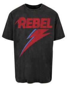 Рубашка F4NT4STIC David Bowie Distressed Rebel, черный