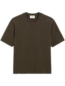 AMI Paris футболка Ami de Coeur, коричневый