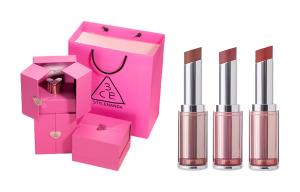 Мягкий матовый тюбик 3 упаковки набор макияжа легко растушевывается матовый 3CE