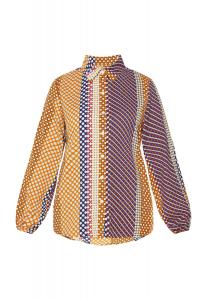 Usha Рубашка 'Fashion Look' в цвете мандарин