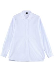 Хлопковая рубашка Fay, синий