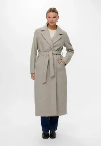 Vmfortuneaya длинное пальто классическое пальто Vero Moda, Silver Mink