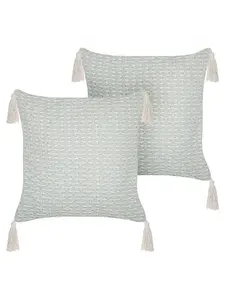 Декоративная подушка Beliani 2er Set Deko HAKONE, цвет grün/beige