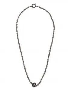 Ожерелье из стерлингового серебра KUNDO, черный