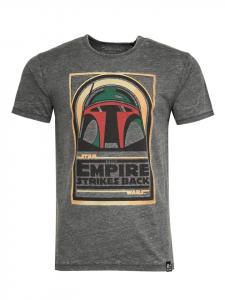 Футболка Re:Covered T-Shirt Star Wars Boba Fett Empire Strikes Back, темно-серый