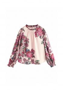 Блуза Next REGULAR FIT, Ecru/Pink Floral/Beige