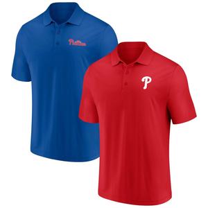 Мужской комбинированный комплект поло с логотипом Fanatics Red/Royal Philadelphia Phillies Dueling
