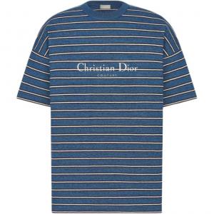 Футболка мужская синяя Dior, синий