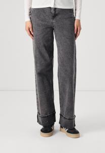 Джинсы свободного кроя JXTOKYO WIDE FOLD LOGO JJXX, серый деним