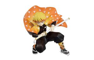 Фигурка Zenitsu Agatsuma Glass Factory, Demon Slayer Kimetsu No Yaiba, бонусный подарок в масштабе BANPRESTO