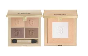 Набор пудры и теней для век Cashmere Eye Shadow Trench Coat Powder Makeup Sets: легко растушевывается, имеет естественный матовый финиш и подчеркивает сияющий тон кожи Burberry, cashmere eye shadow 01+trench coat powder 02