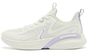 Кроссовки женские Stretch SE Low-top белые/фиолетовые Qiaodan