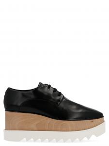 Ботильоны на танкетке с шнуровкой «Elyse» STELLA MCCARTNEY, черный