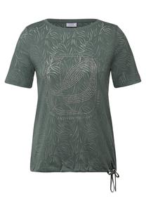 Рубашка CECIL, хаки/оливковый