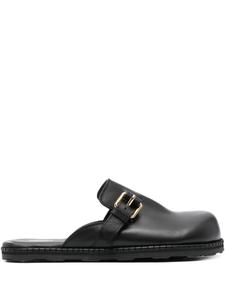 Moschino сандалии на резиновой подошве, черный