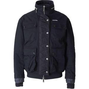 DSQUARED 2 Куртка стеганая с принтом логотипа, Black