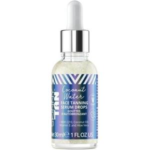 Skinny Tan Coconut Water Serum Tanning Drops Сыворотка для лица с искусственным загаром и витамином Е, придающим молодость Q10, 30 мл