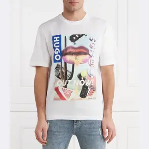 Футболка «Наркадо» стандартного кроя Hugo, белый