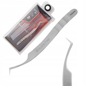 Сталекс, Пинцет для наращивания ресниц Г-образный, Pro Expert TE-41/2, STALEKS
