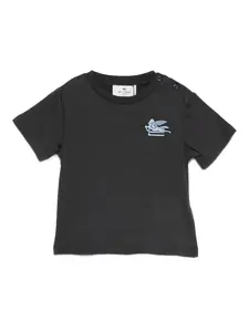 Футболка с логотипом Pegasus ETRO KIDS, синий