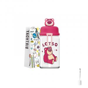 Стеклянные стаканы Disney, персиковый