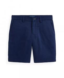 Шорты прямого кроя из эластичного твила для малышей и маленьких мальчиков Polo Ralph Lauren, бежевый