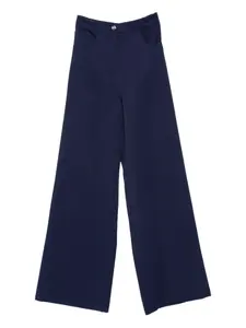 Брюки с эластичным поясом Patrizia Pepe, синий