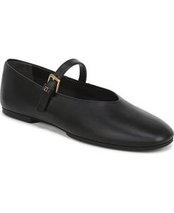 Женские балетки Odilia с закругленным носком в стиле Мэри Джейн Franco Sarto, Black Leather