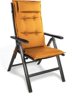 Накидка на стул Aspero Palermo с подушкой, 120x50 см, оранжевый