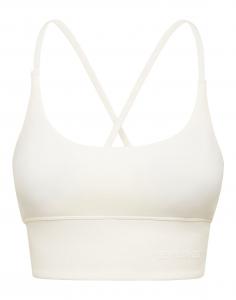 Plein Sport Спортивный бюстгальтер-бралетт в белом