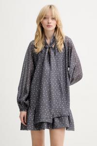 Платье с добавлением льна komoti Silvian Heach, серый