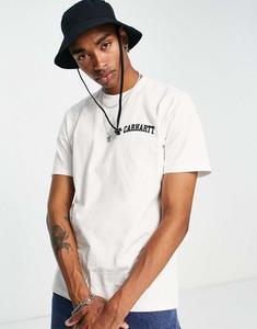 Белая футболка с надписью Carhartt WIP University