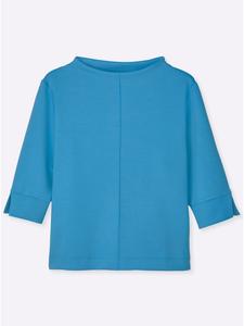 Рубашка с воротником-стойкой небесно-голубого цвета WITT WEIDEN