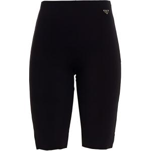 Шорты женские Prada с завышенной посадкой, черный