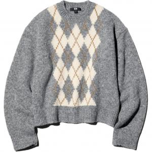 UNIQLO Свитер женский серый