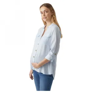 Рубашка с длинным рукавом Vero Moda Bumpy Maternity, синий