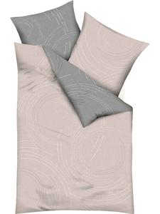 Двустороннее постельное белье светло-розового цвета kaeppel, 155 x 220 + 80 x 80 см