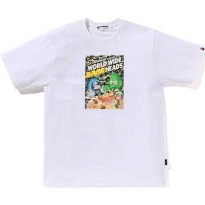 Футболка heads flyer A BATHING APE, белый