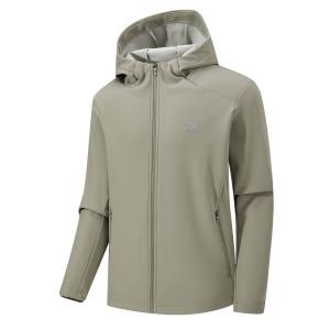Mizuno Унисекс куртка софтшелл, Light Khaki