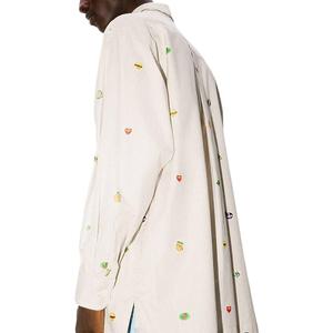 Футболка в полоску с фруктовыми стикерами KENZO, экрю