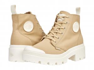 Ботинки Palladium Pallabase Twill, серо-коричневый