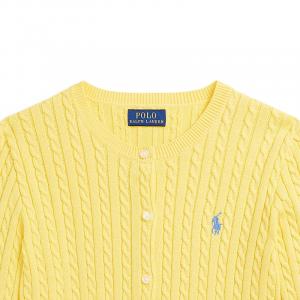 Свитер SS24 Green Oasis Yellow Детский Polo Ralph Lauren