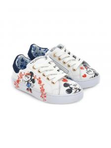 Monnalisa кроссовки Mickey Mouse, белый