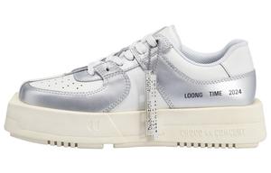 Кроссовки CHOCO CONCERT Skateboarding Shoes Unisex Low-top Black, серебряный