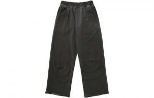 X FILA Knitted Sweatpants Unisex Charcoal Gray THUG CLUB, серый