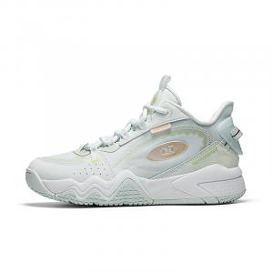 Баскетбольные кроссовки Basketball Shoes Women's Mid-Top White/Green Qiaodan