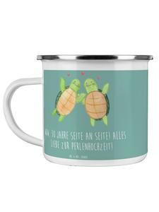 Кофейная кружка на 30-ю годовщину свадьбы, жемчужную годовщину свадьбы с... морским бризом Mr. & Mrs. Panda