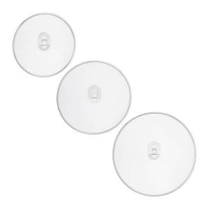 Набор из 3 брызговиков для кастрюль. Relaxdays, серебряный