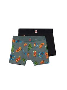 Lindex Трусы 'Ninjago' в серо-черном цвете