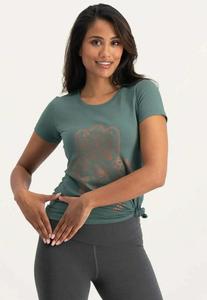 Футболка Urban Goddess HAMSA CORE YOGA, Forest/Dark Green